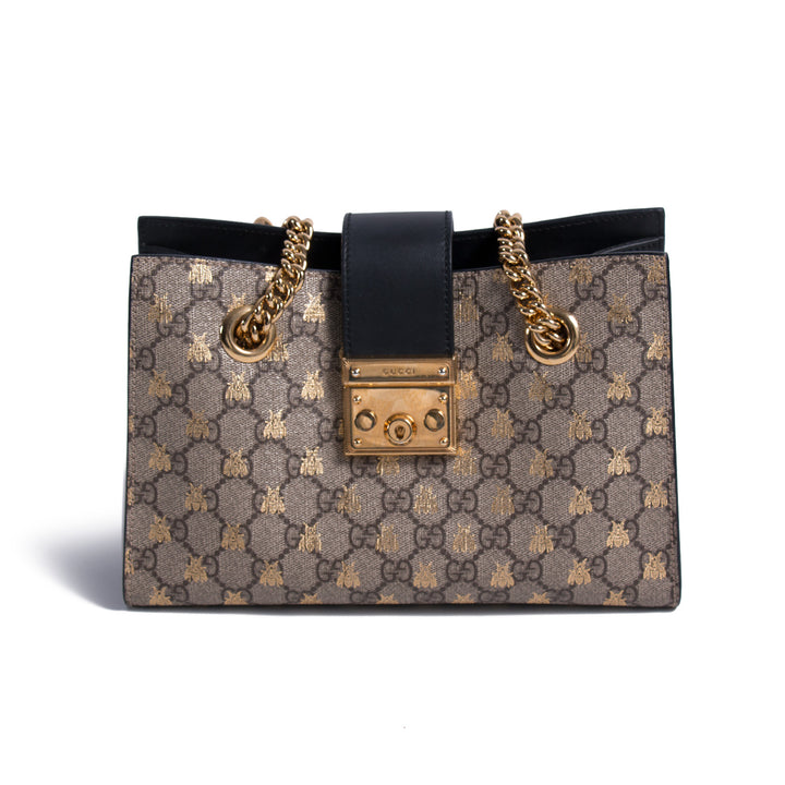 Gucci Bee Padlock Shoulder Bag Bags Gucci - Shop authentic new pre-owned designer brands online at Re-Vogue