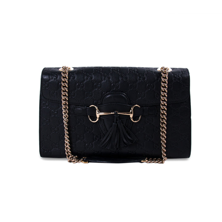 Gucci Guccissima Emily Medium Shoulder Bag Bags Gucci - Shop authentic new pre-owned designer brands online at Re-Vogue