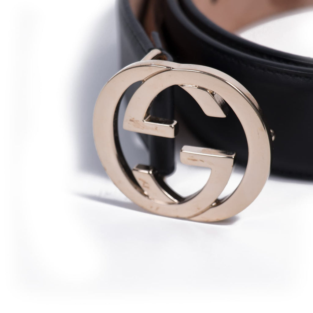 Gucci GG Interlocking Leather Belt Accessories Gucci - Shop authentic new pre-owned designer brands online at Re-Vogue