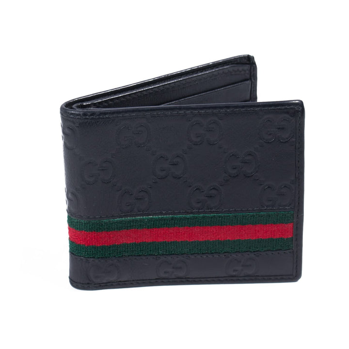 Gucci Guccissima Web Bi-Fold Wallet Bags Gucci - Shop authentic new pre-owned designer brands online at Re-Vogue