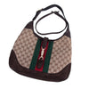 Gucci Jackie Web Stripe Canvas Suede Shoulder Bag Bags Gucci - Shop authentic new pre-owned designer brands online at Re-Vogue