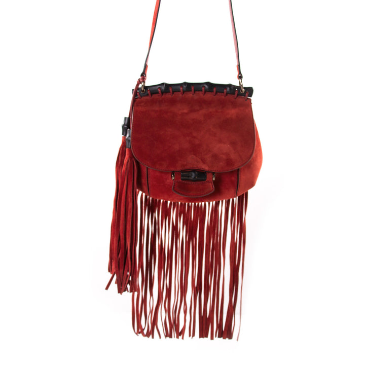 Gucci Nouveau Fringe Shoulder Bag Bags Gucci - Shop authentic new pre-owned designer brands online at Re-Vogue