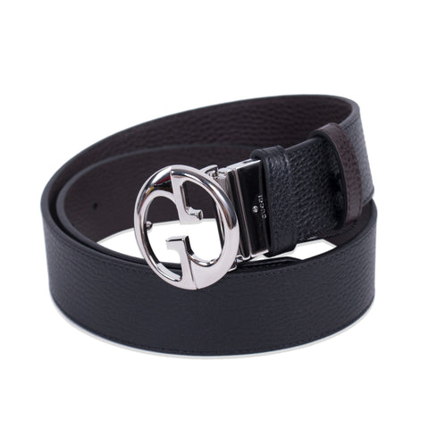 Gucci GG Interlocking Leather Belt