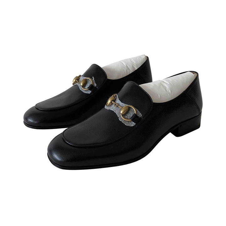 Gucci Brixton GG Leather Loafers