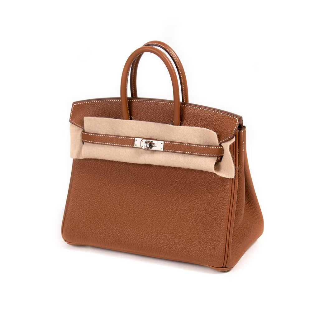 Hermès Birkin 25 Gold Togo Bags Hermès - Shop authentic new pre-owned designer brands online at Re-Vogue