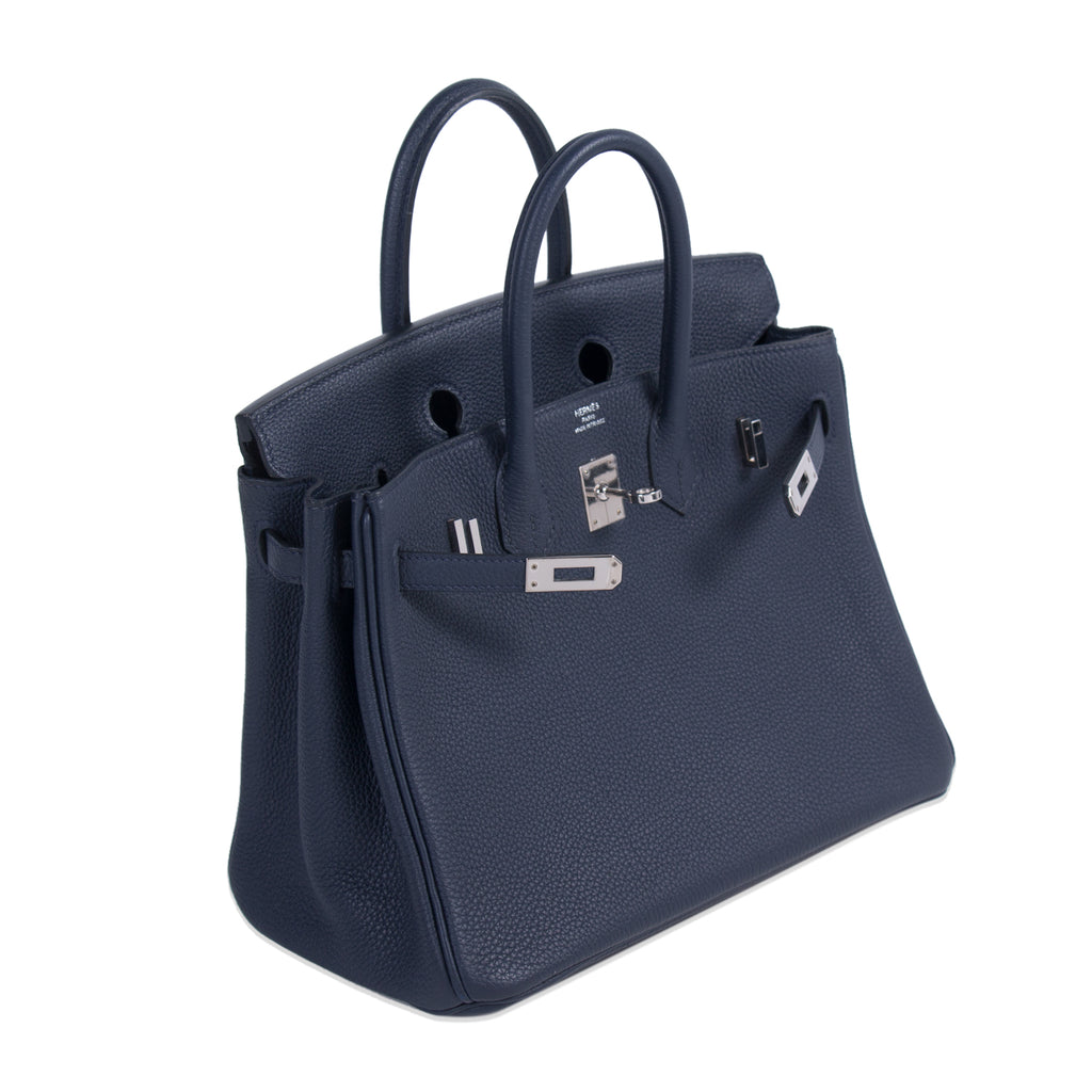 Hermès Birkin 25 Navy Togo Bags Hermès - Shop authentic new pre-owned designer brands online at Re-Vogue