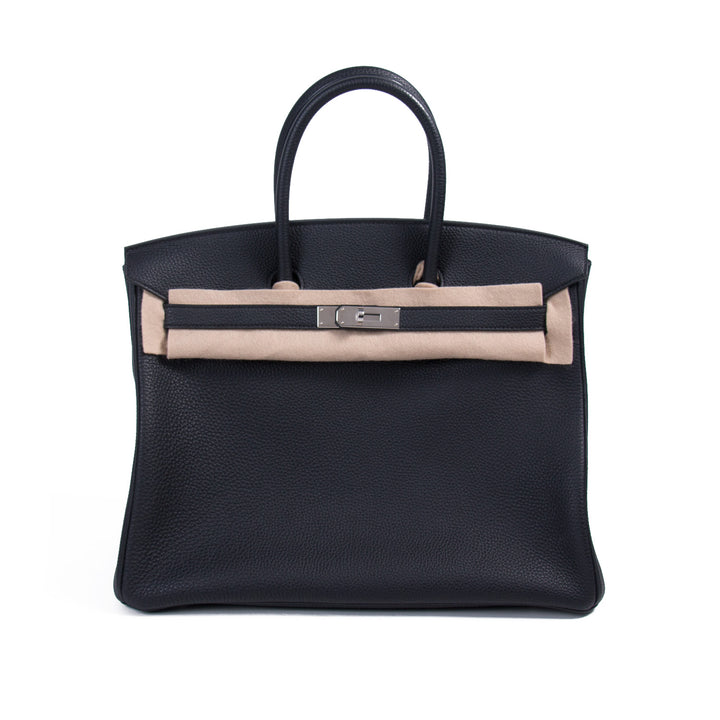 Hermès Birkin 35 Black Togo Leather Bags Hermès - Shop authentic new pre-owned designer brands online at Re-Vogue