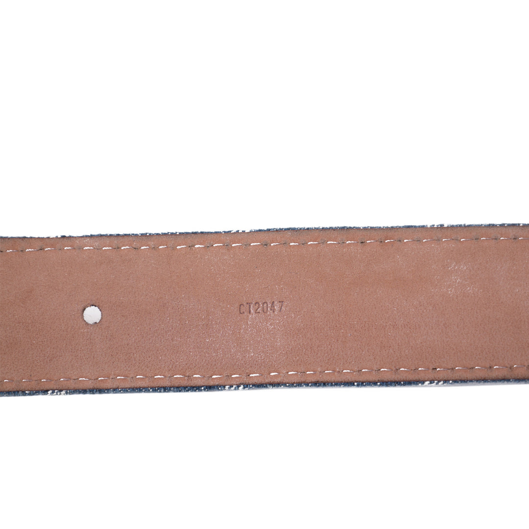 Louis Vuitton Monogram Denim Belt Accessories Louis Vuitton - Shop authentic new pre-owned designer brands online at Re-Vogue