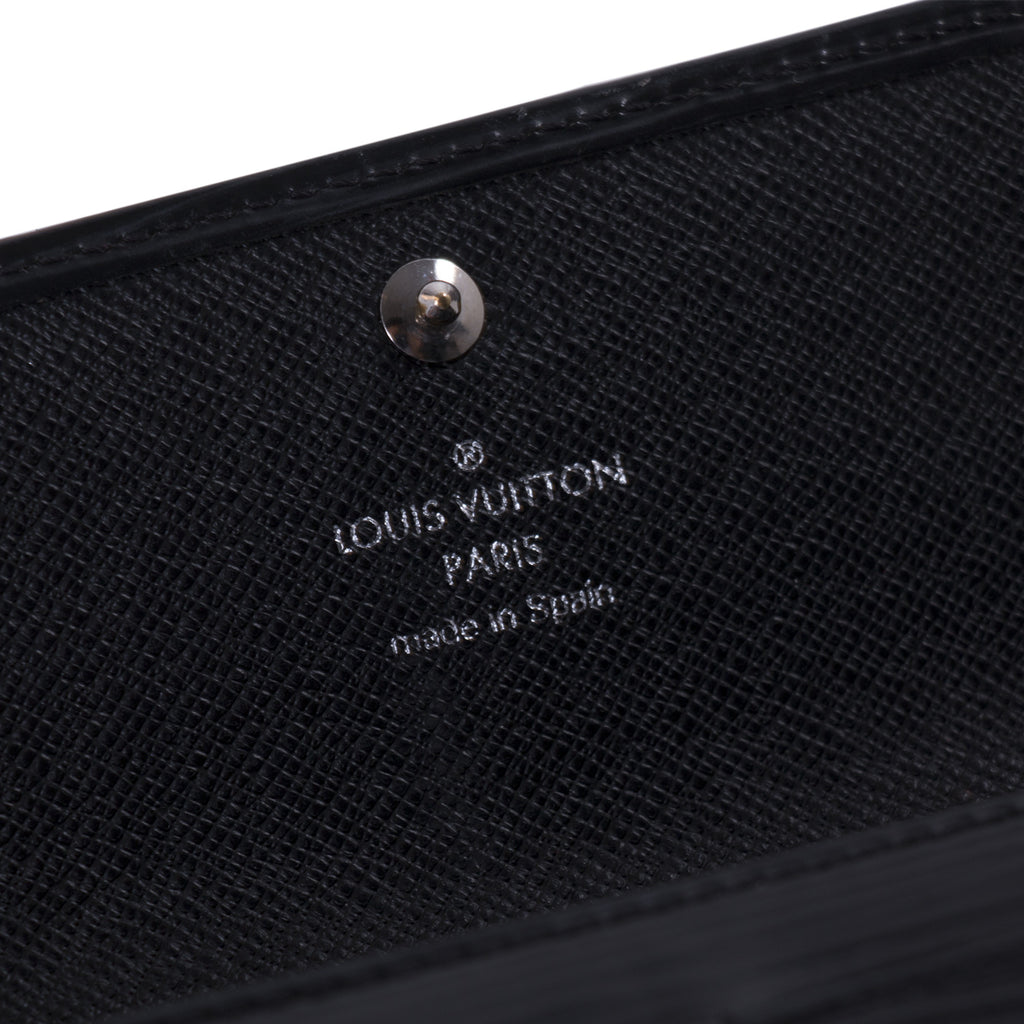 Louis Vuitton Black Epi Leather Sarah Wallet Accessories Louis Vuitton - Shop authentic new pre-owned designer brands online at Re-Vogue