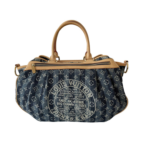 Louis Vuitton Denim Pleaty Bag