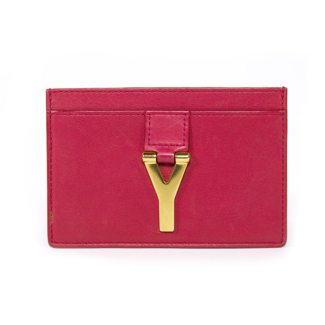 Saint Laurent Y Card Holder Accessories Yves Saint Laurent - Shop authentic new pre-owned designer brands online at Re-Vogue
