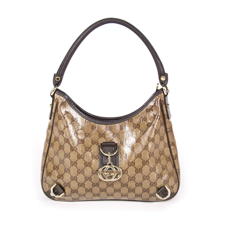 Gucci GG Patent Hobo Bags Gucci - Shop authentic new pre-owned designer brands online at Re-Vogue