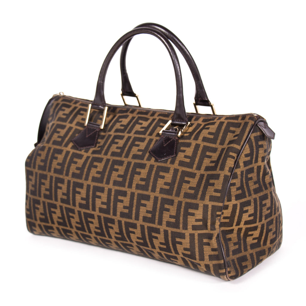 Fendi Zucca Boston Bag Bags Fendi - Shop authentic new pre-owned designer brands online at Re-Vogue