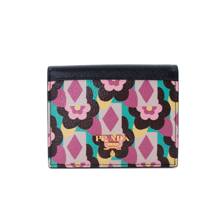 Prada Floral Flap Wallet Accessories Prada - Shop authentic new pre-owned designer brands online at Re-Vogue