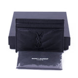 Saint Laurent Black Monogram Card Holder Accessories Yves Saint Laurent - Shop authentic new pre-owned designer brands online at Re-Vogue