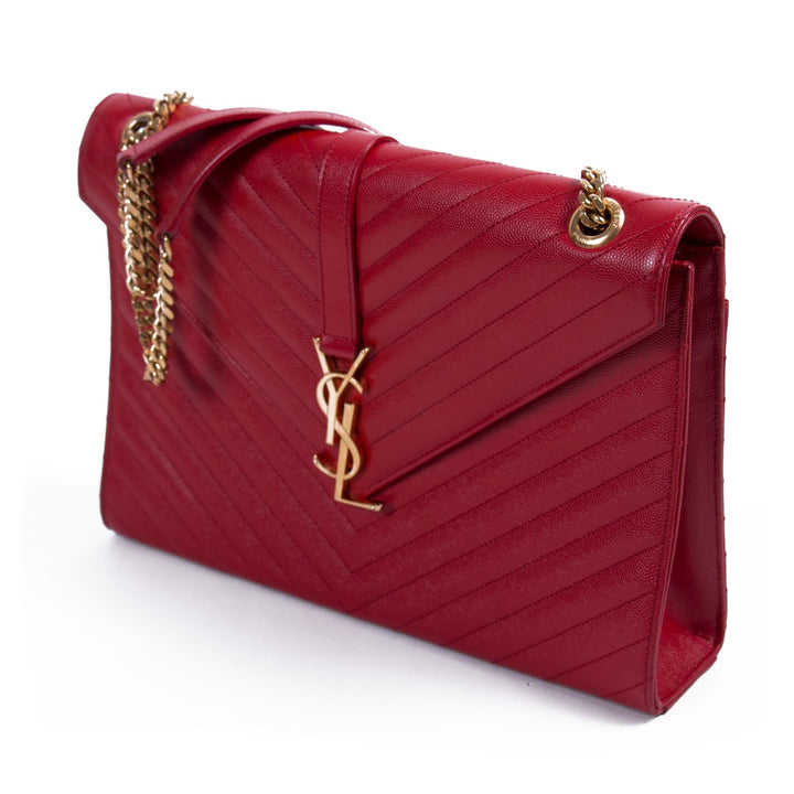 Saint Laurent Monogram Envelope Large Bag Bags Yves Saint Laurent - Shop authentic new pre-owned designer brands online at Re-Vogue