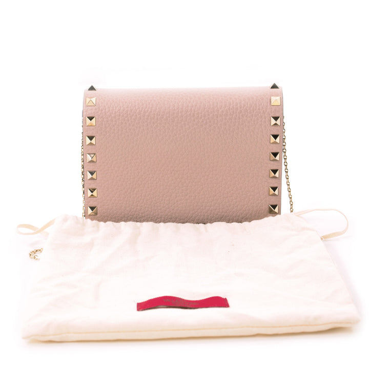 Valentino Mini Rockstud Chain Shoulder Bag Bags Valentino - Shop authentic new pre-owned designer brands online at Re-Vogue