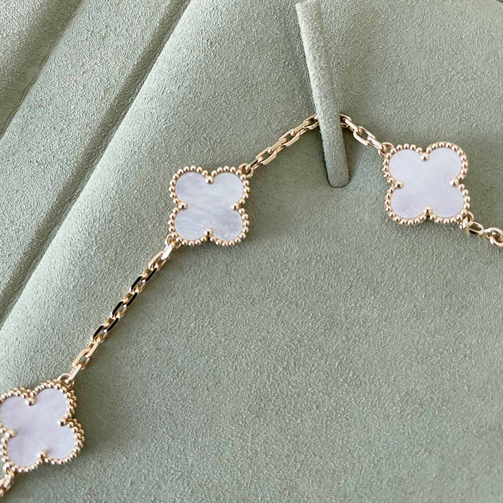 Van Cleef & Arpels Vintage Alhambra 10 Motifs Necklace