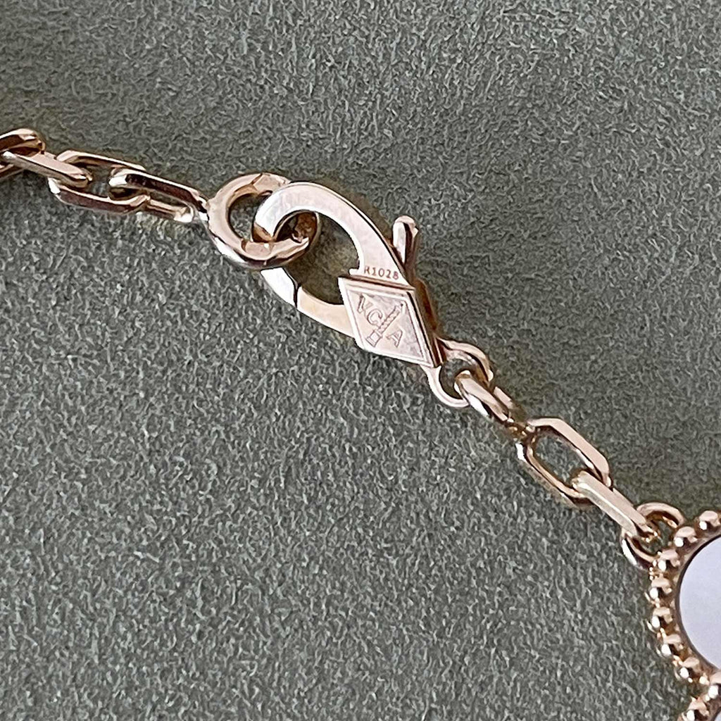 Van Cleef & Arpels Vintage Alhambra 10 Motifs Necklace